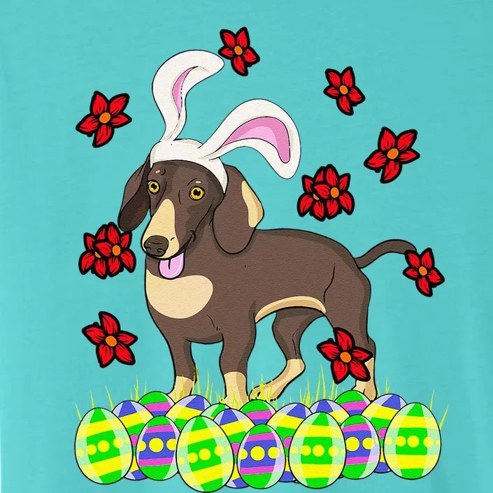 Cute Easter Gift Idea For Dachshund Doxie Weiner Dog Lovers ChromaSoft Performance T-Shirt