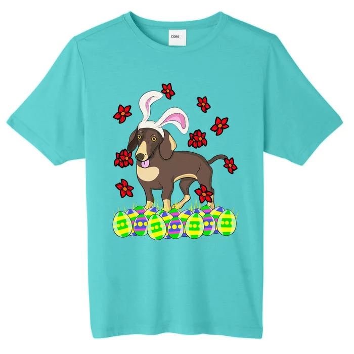 Cute Easter Gift Idea For Dachshund Doxie Weiner Dog Lovers ChromaSoft Performance T-Shirt