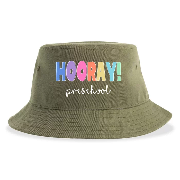 Cute Early Hood Educator Hooray Preschool Teacher Gift Sustainable Bucket Hat