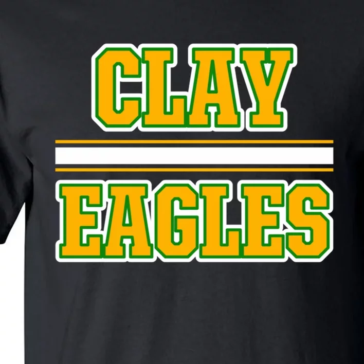 Clay Eagles Horizontal Stripes Tall T-Shirt