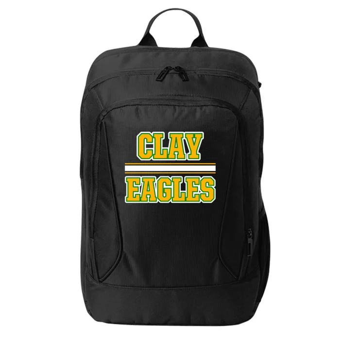 Clay Eagles Horizontal Stripes City Backpack