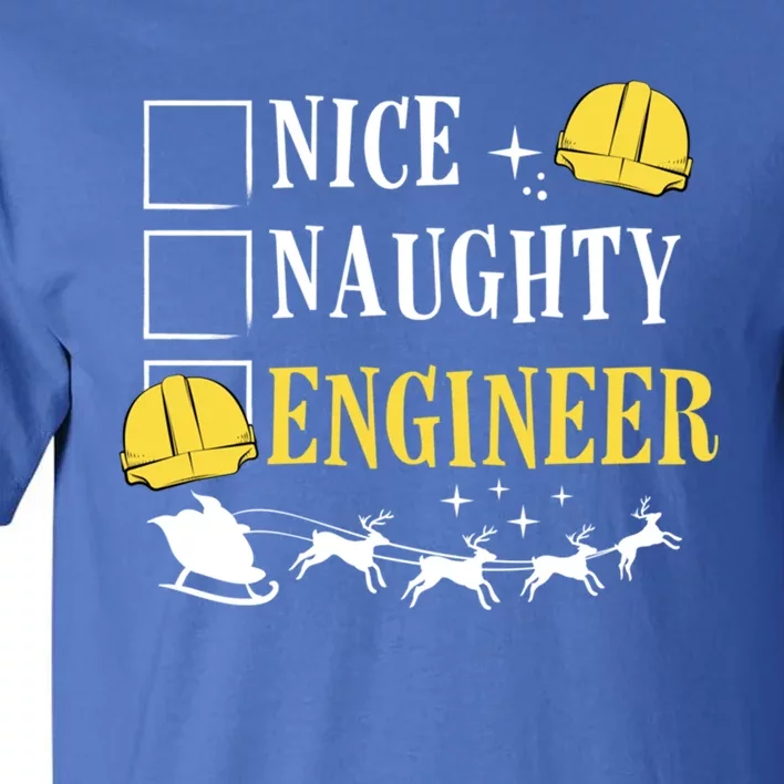 Christmas Engineer Happy Holidays Santa Claus Engineering Great Gift Tall T-Shirt