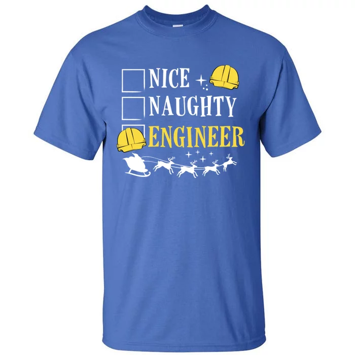 Christmas Engineer Happy Holidays Santa Claus Engineering Great Gift Tall T-Shirt