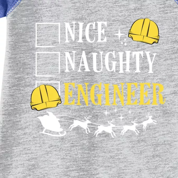 Christmas Engineer Happy Holidays Santa Claus Engineering Great Gift Infant Baby Jersey Bodysuit