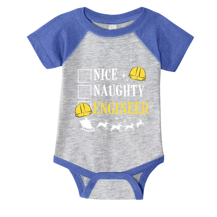 Christmas Engineer Happy Holidays Santa Claus Engineering Great Gift Infant Baby Jersey Bodysuit