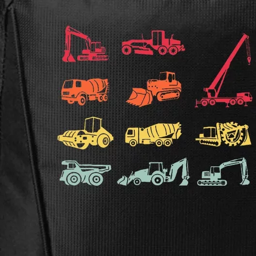 Construction Equipment Heavy Equipment Operator City Backpack