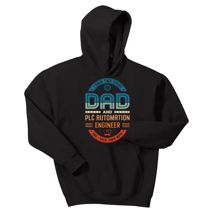 Controls Engineer HMI PLC Programmer PLC Automation Engineer Kids Hoodie