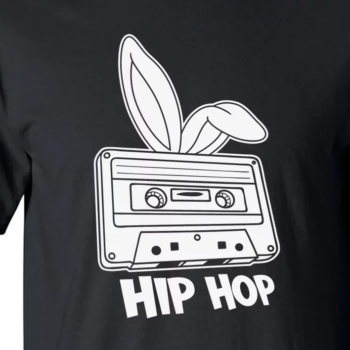 Cassette Easter Hip Hop Happy Easter Cute Ears Bunny Girl Women Tall T-Shirt