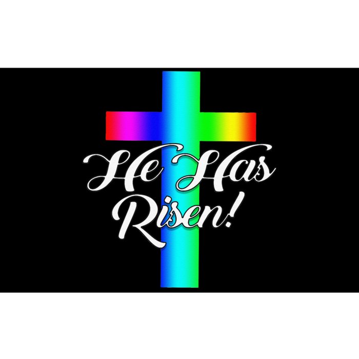 Christian Easter He Has Risen Gift Idea Jesus Bumper Sticker