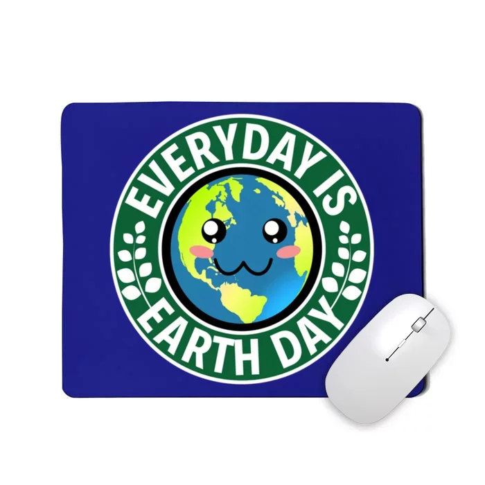 Cute Everyday Is Earth Day Environtal Eco Planet Gift Mousepad