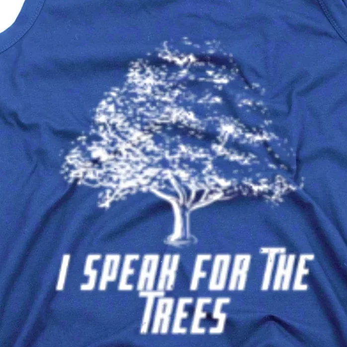 Cute Earth I Speak For The Trees Environt Nature Lover Gift Tank Top