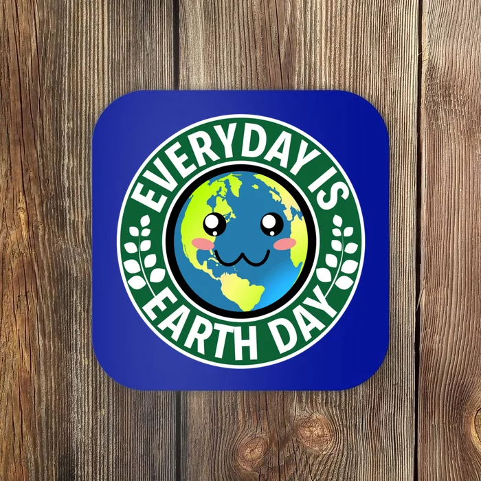 Cute Everyday Is Earth Day Environtal Eco Planet Gift Coaster