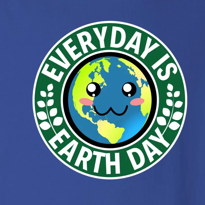 Cute Everyday Is Earth Day Environtal Eco Planet Gift Toddler Long Sleeve Shirt