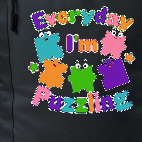 Cute Everyday I'm Puzzling Autism Awareness Daily Commute Backpack