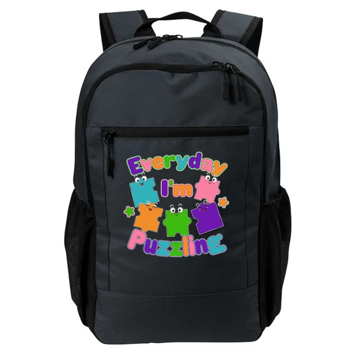 Cute Everyday I'm Puzzling Autism Awareness Daily Commute Backpack