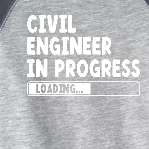 Civil Engineer In Progress Engineering Funny Civil Engineer Toddler Fine Jersey T-Shirt