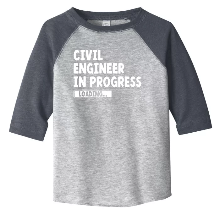 Civil Engineer In Progress Engineering Funny Civil Engineer Toddler Fine Jersey T-Shirt