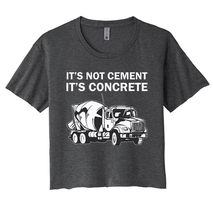 Civil Engineer Its Concrete Engineering Women's Crop Top Tee