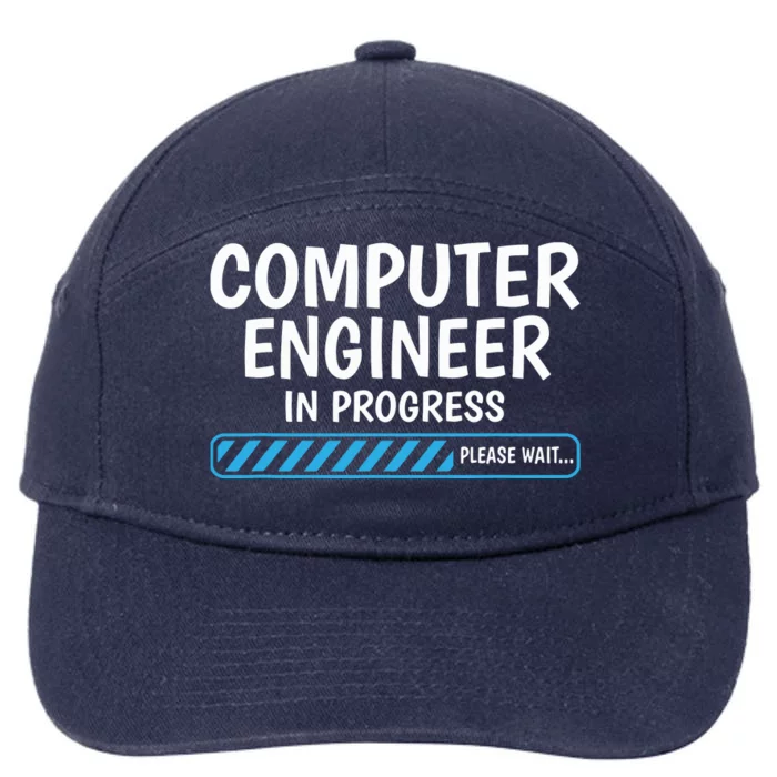 Computer Engineer In Progress Future Computer Engineer 7-Panel Snapback Hat