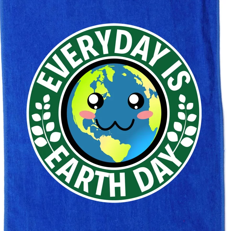 Cute Everyday Is Earth Day Environtal Eco Planet Gift Platinum Collection Golf Towel