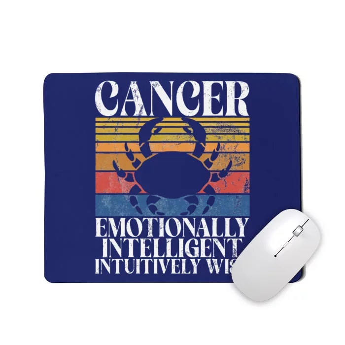 Cancer Emotionally Intelligent Intuitively Wise Cancer Mousepad