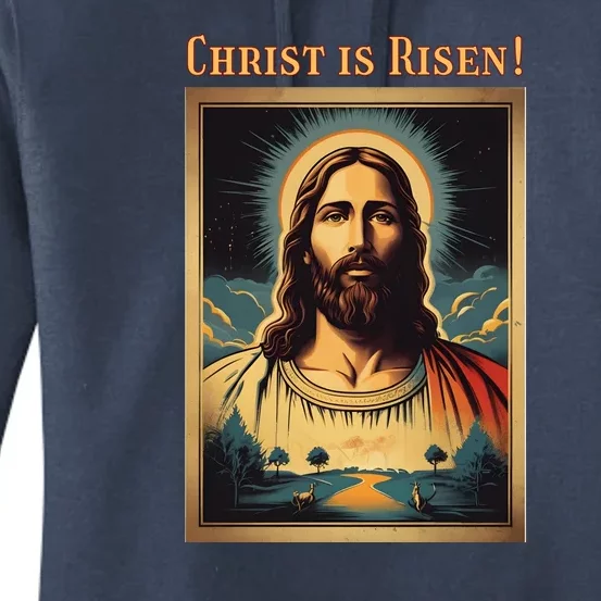 Christian Easter Jesus Christ Is Risen Women's Pullover Hoodie