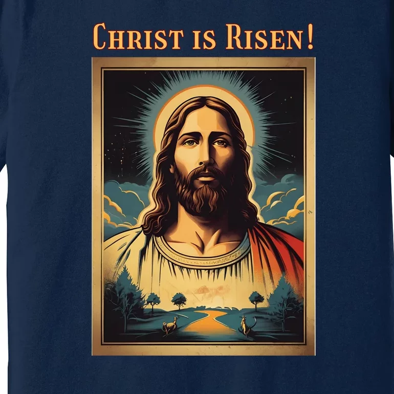 Christian Easter Jesus Christ Is Risen Premium T-Shirt