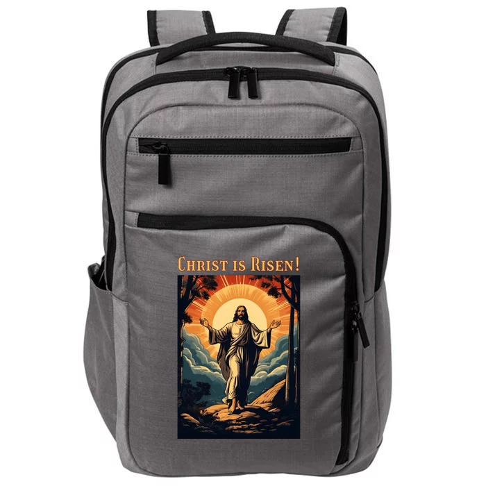 Christian Easter Jesus Christ Is Risen Impact Tech Backpack