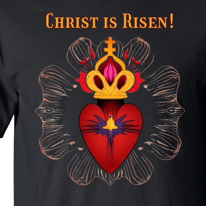 Christian Easter Jesus Christ Is Risen Tall T-Shirt