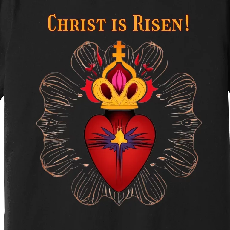 Christian Easter Jesus Christ Is Risen Premium T-Shirt