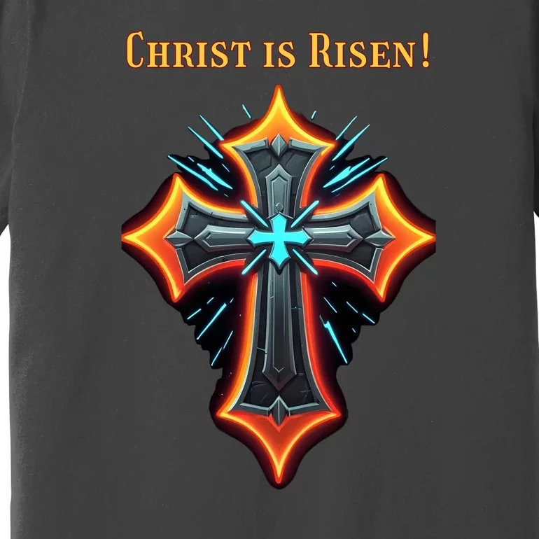 Christian Easter Jesus Christ Is Risen Premium T-Shirt