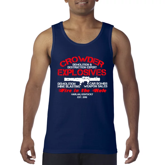 Crowder Explosives Justified Funny Humor Hoodie Tank Top