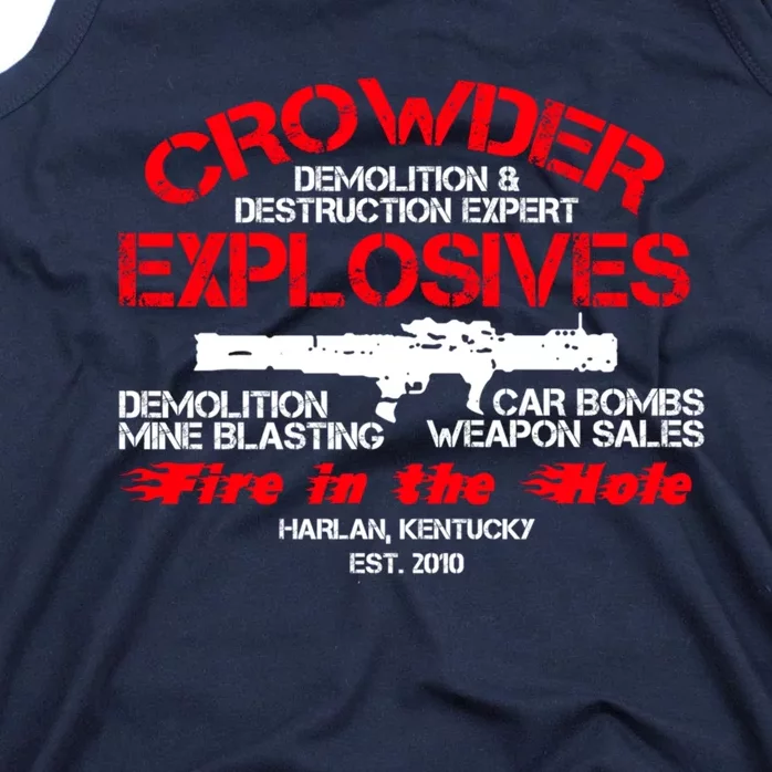 Crowder Explosives Justified Funny Humor Hoodie Tank Top