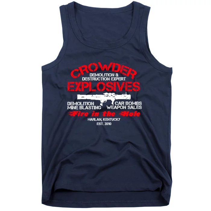 Crowder Explosives Justified Funny Humor Hoodie Tank Top