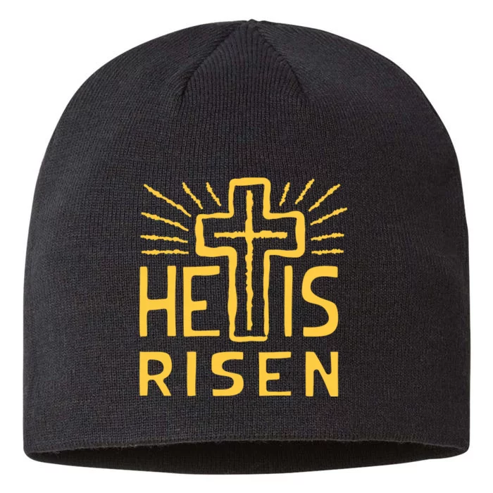 Christian Easter Jesus Christ Is Risen 8 1/2in Sustainable Knit Beanie