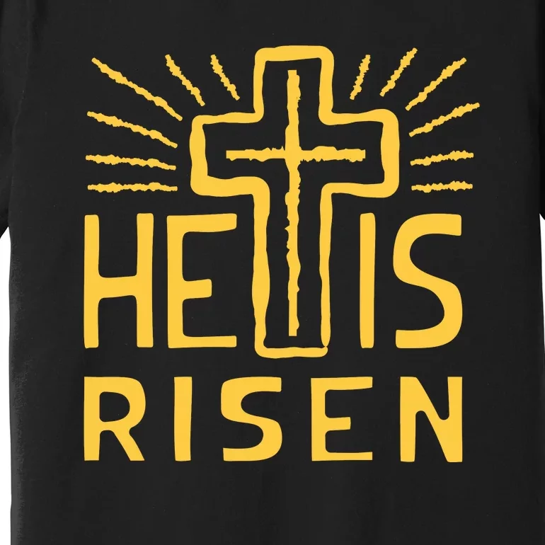 Christian Easter Jesus Christ Is Risen Premium T-Shirt