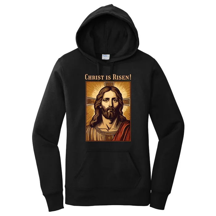 Christian Easter Jesus Christ Is Risen Women's Pullover Hoodie