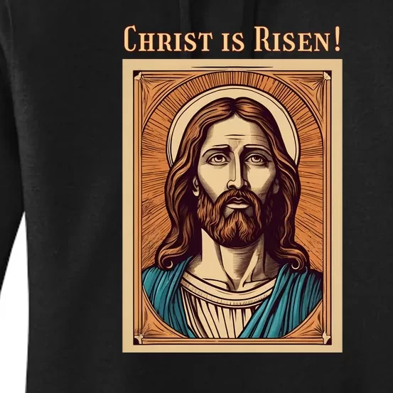 Christian Easter Jesus Christ Is Risen Women's Pullover Hoodie