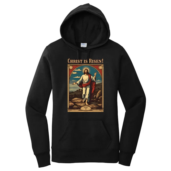 Christian Easter Jesus Christ Is Risen Women's Pullover Hoodie