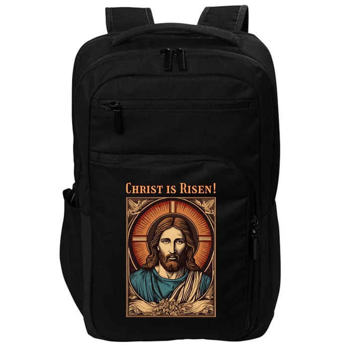 Christian Easter Jesus Christ Is Risen Impact Tech Backpack