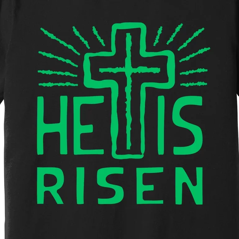 Christian Easter Jesus Christ Is Risen Premium T-Shirt