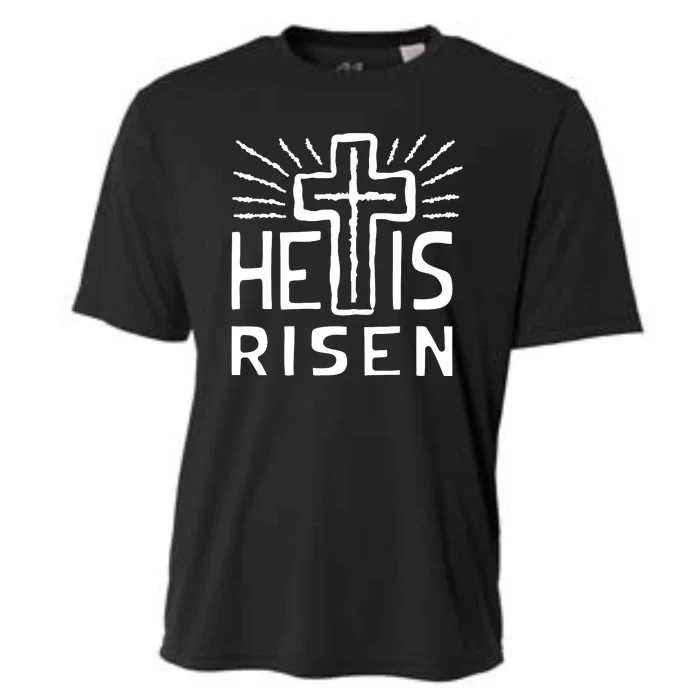 Christian Easter Jesus Christ Is Risen Cooling Performance Crew T-Shirt