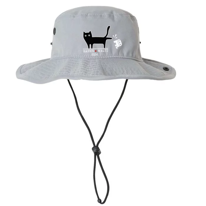 Cat Election Kamala Harris Tim Waltz Legacy Cool Fit Booney Bucket Hat