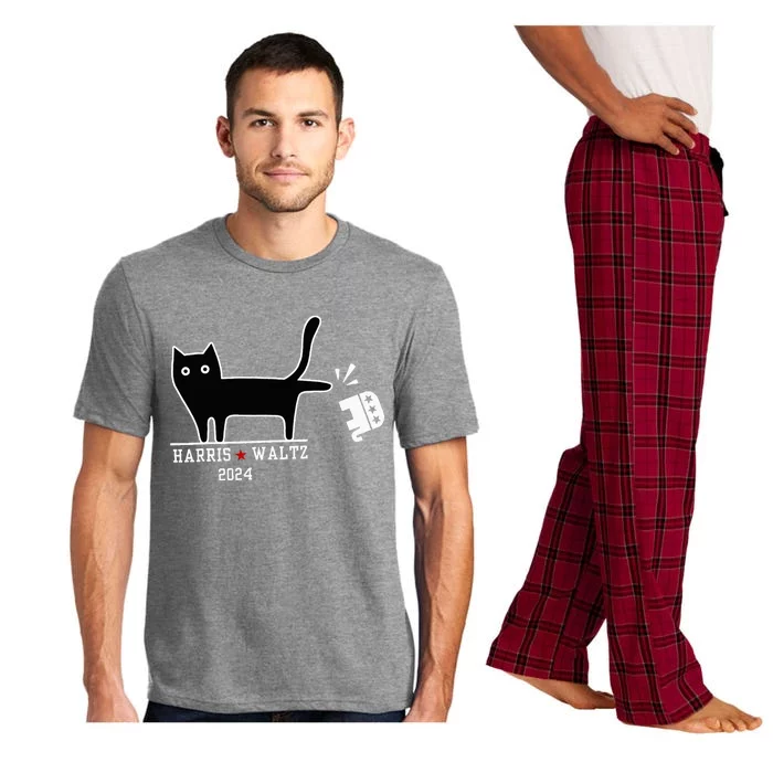 Cat Election Kamala Harris Tim Waltz Pajama Set