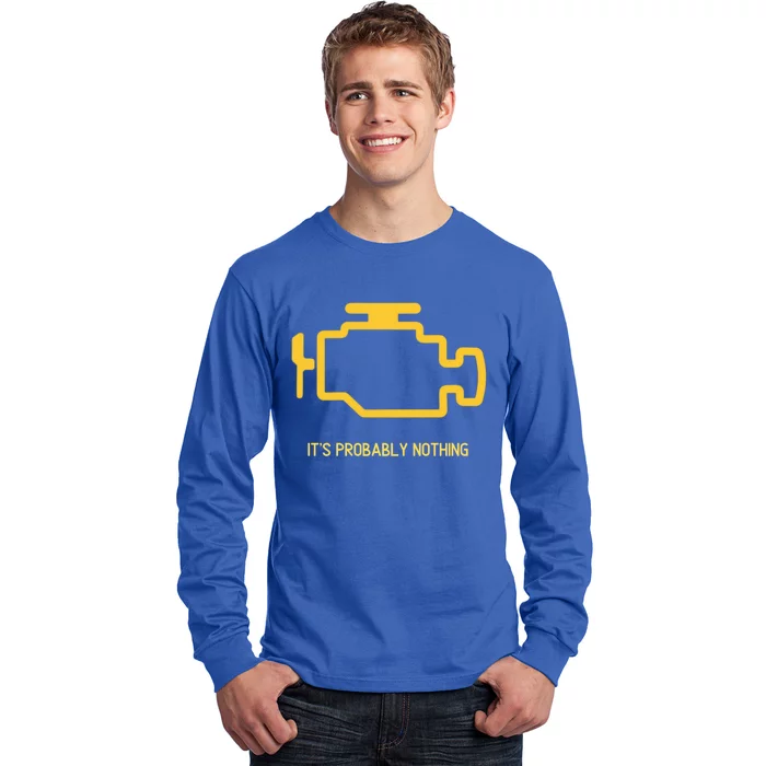 Check Engine Light Meme Meaningful Gift Long Sleeve Shirt