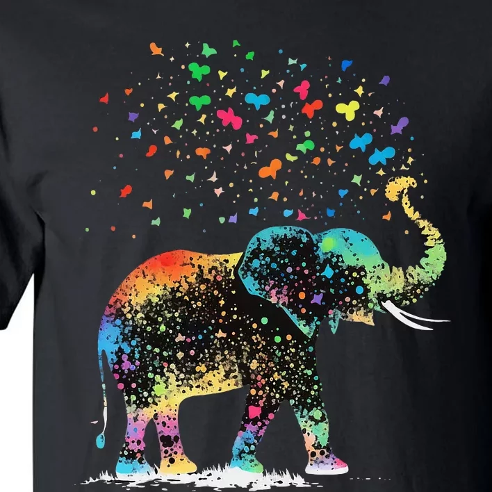 Cute Elephant Lover Animal On Elephant Tall T-Shirt