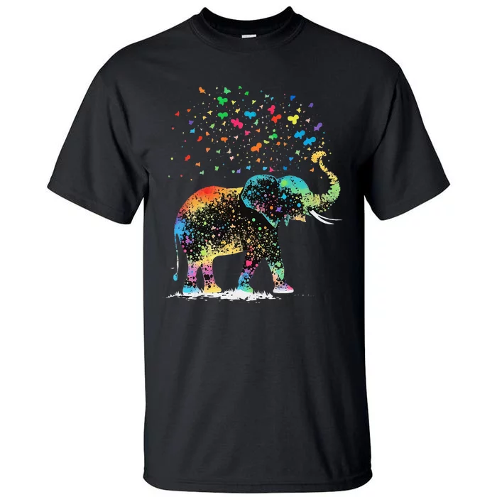 Cute Elephant Lover Animal On Elephant Tall T-Shirt