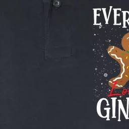 Christmas Everyone Loves A Ginger Funny Baker Softstyle Adult Sport Polo