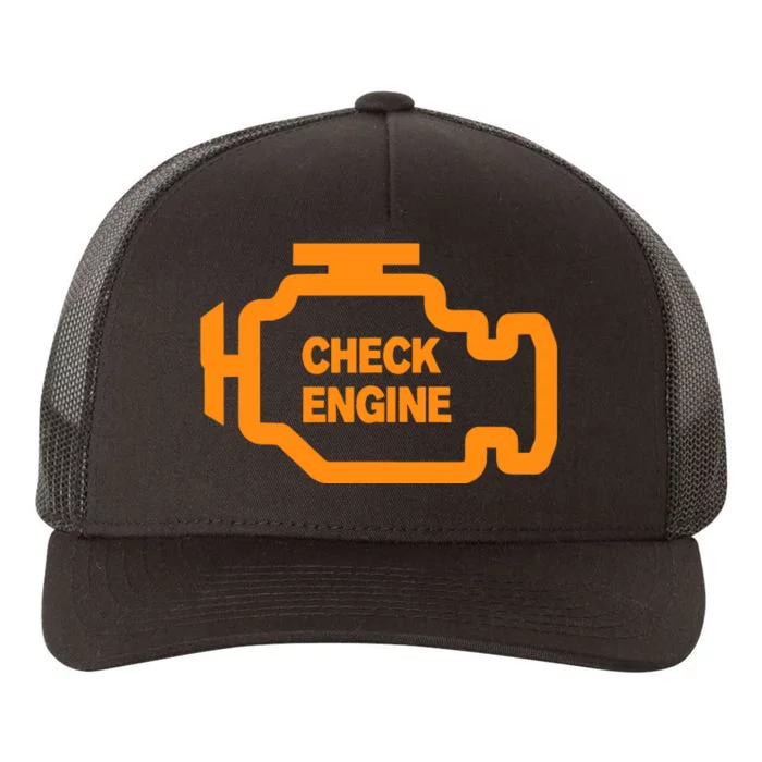 Check Engine Light Yupoong Adult 5-Panel Trucker Hat