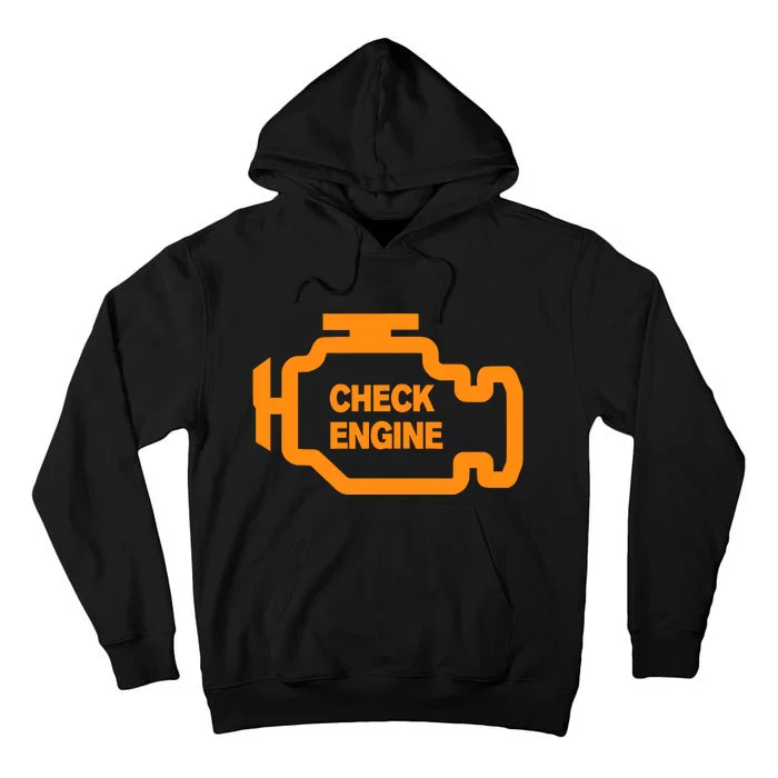 Check Engine Light Tall Hoodie